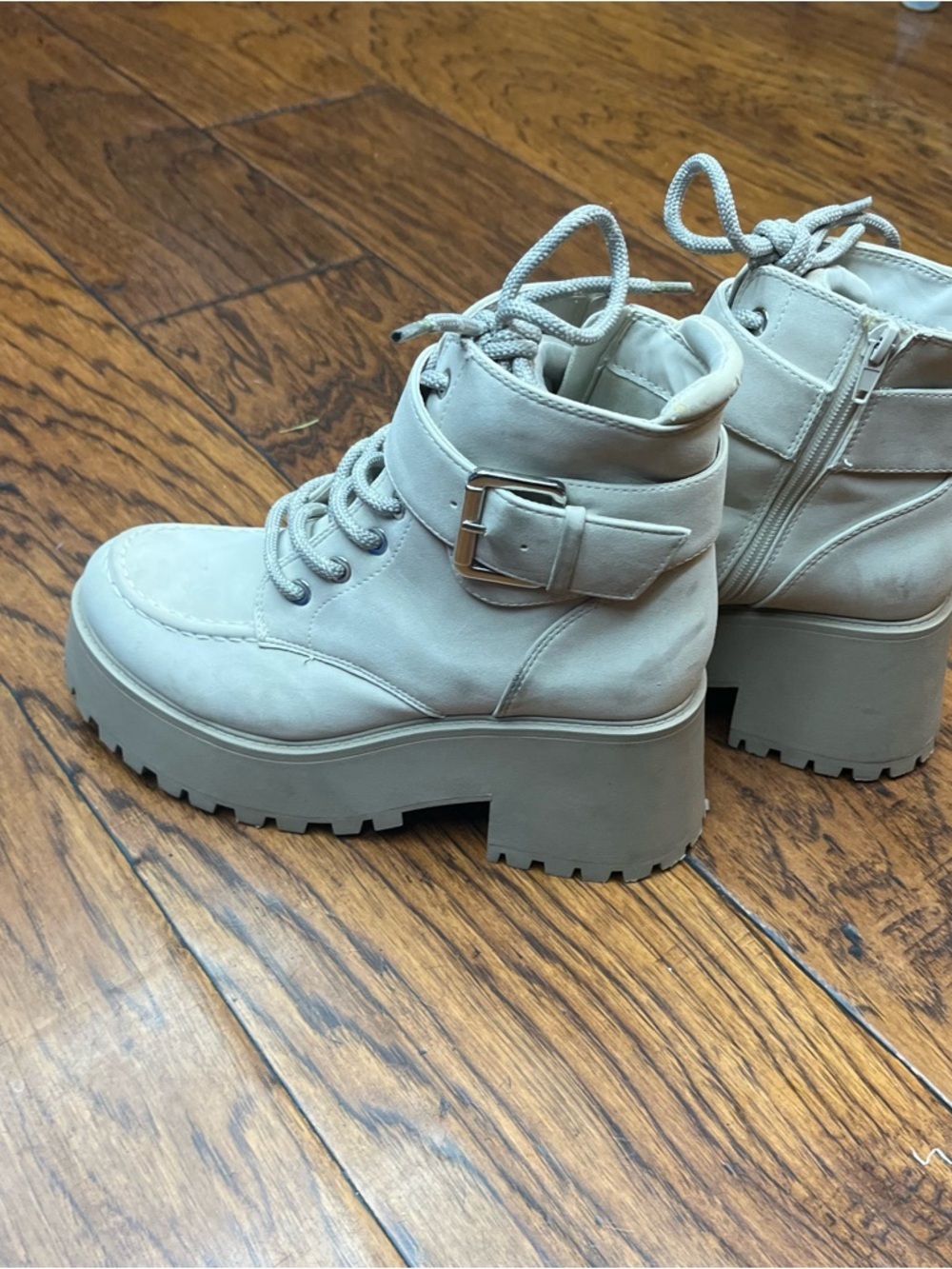 Soda womens platform combat boots - Picture 3 of 5